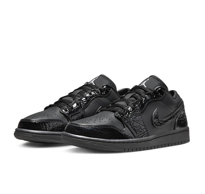 Jordan 1 Low Patent Elephant Black