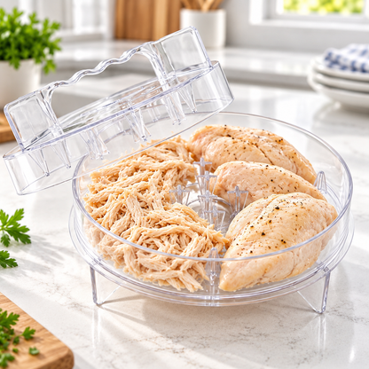 🔥 Quick-Twist Chicken Shredder – Fast, Mess-Free Meat Shredding Tool for Easy Meal Prep