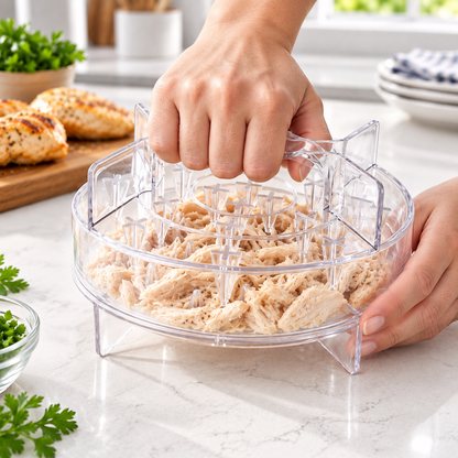 🔥 Quick-Twist Chicken Shredder – Fast, Mess-Free Meat Shredding Tool for Easy Meal Prep