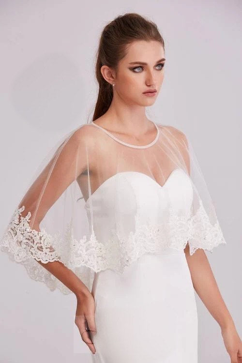 Adair Tulle Cape