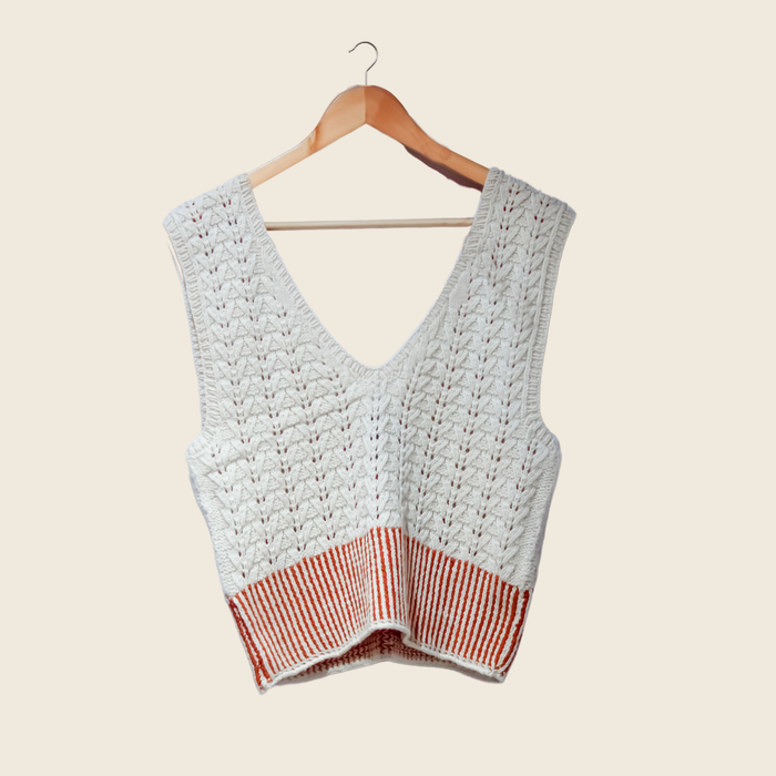Asa Woolen Top – Handknitted Chic for Versatile Styling