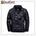 Black Leather Jacket Studded