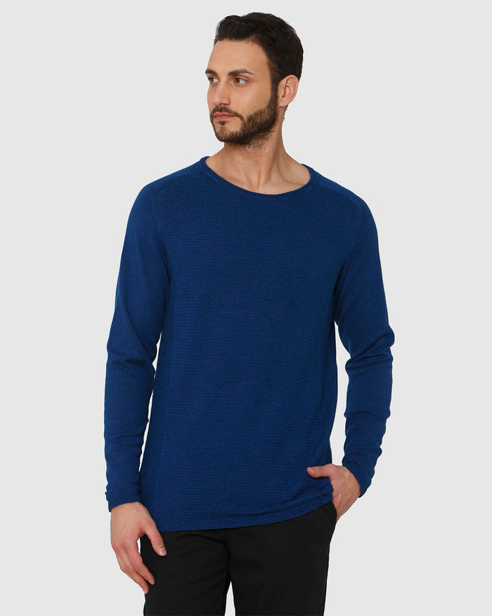 Blue Crew Neck T-Shirt