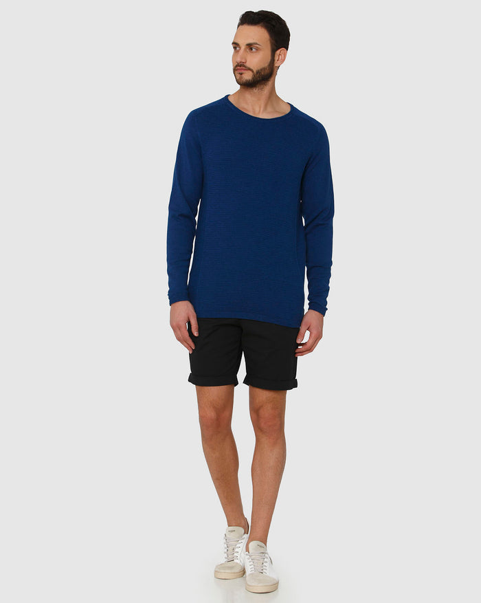 Blue Crew Neck T-Shirt