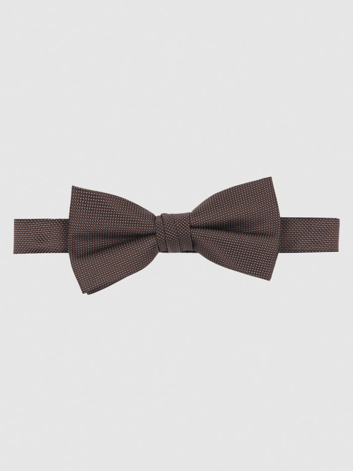 Brown Printed Bow Tie