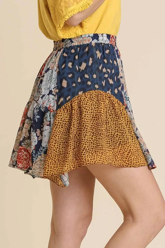 Dancing in the Country Patchwork Skirt-Cute-Trendy-Shop-Womens-Boutique-Clothing-Store