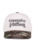 "Expensive & Difficult" Canvas Cap-Camouflage-Cute-Trendy-Shop-Womens-Boutique-Clothing-Store