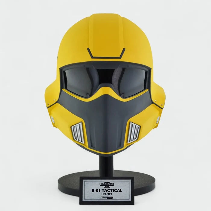 Helldivers 2 TR-40 Gold Eagle Helmet