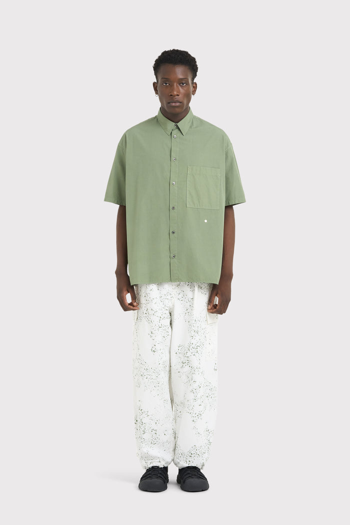 ÉTUDES ILLUSION SS POPLIN STARS OLIVE SHIRTS 3