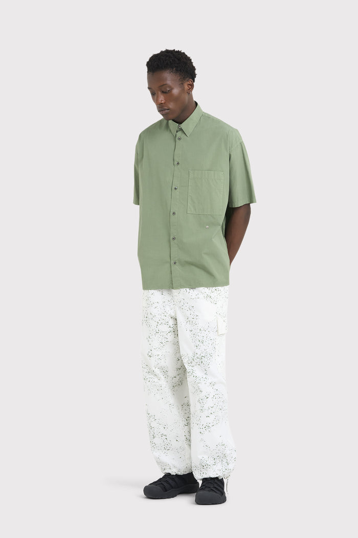 ÉTUDES ILLUSION SS POPLIN STARS OLIVE SHIRTS 6