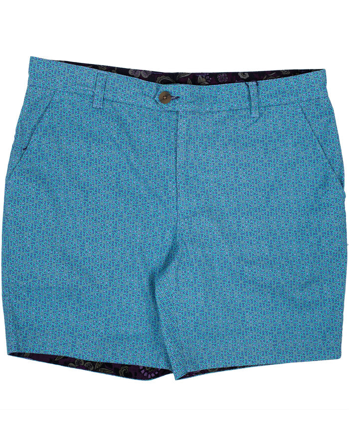 JOHN LARGE FISH SHORTS IN LAGOON