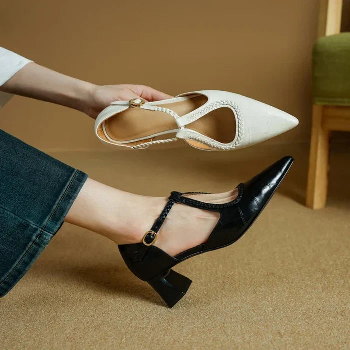 Josephine | Classic Vegan Leather Heels