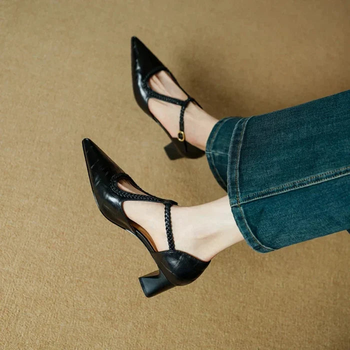 Josephine | Classic Vegan Leather Heels
