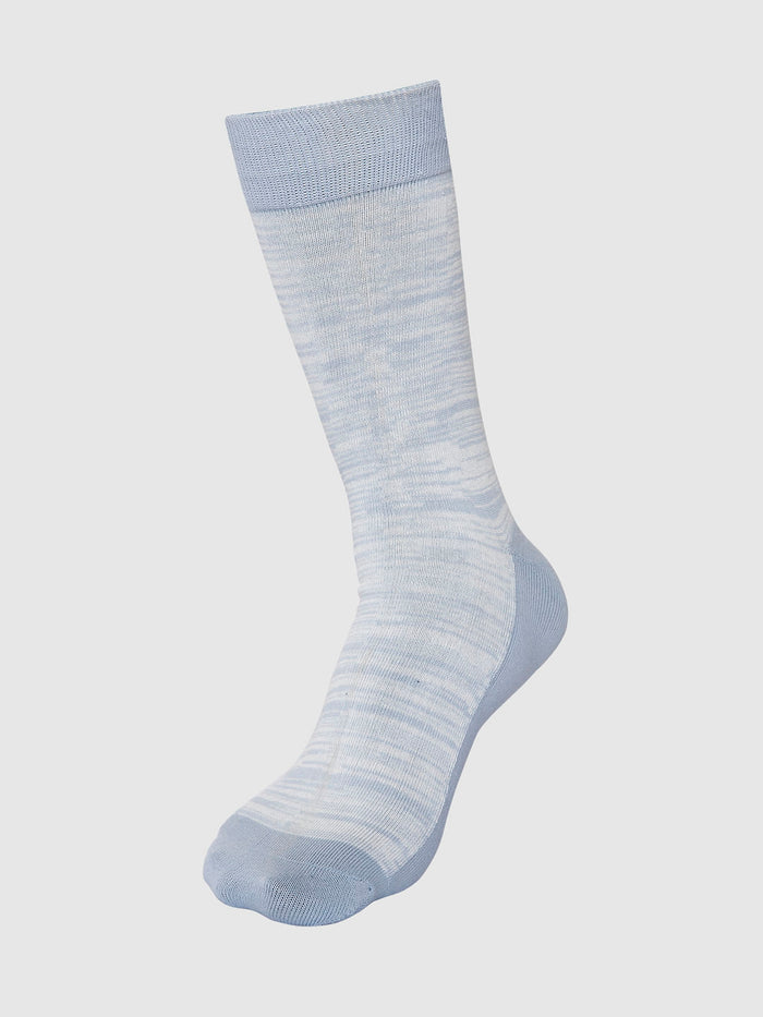Light Blue Mid Calf Length Socks