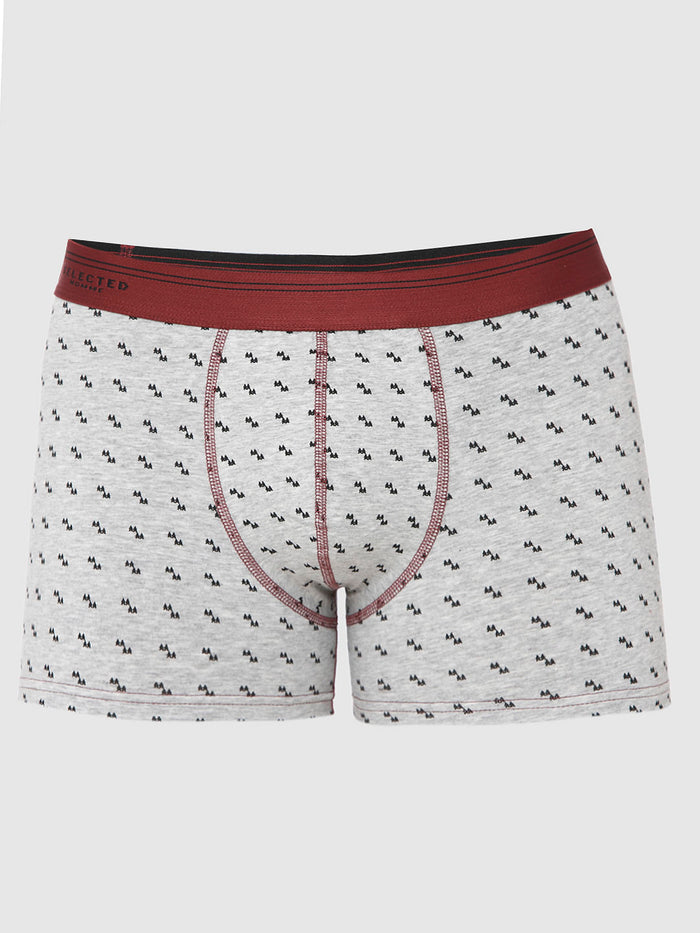 Light Grey All Over Print Trunks