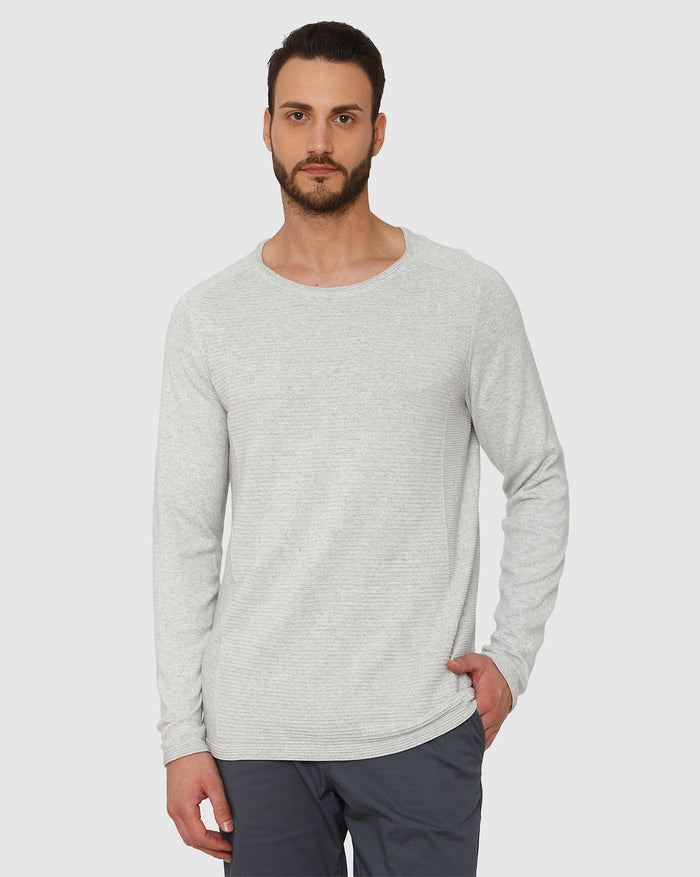 Light Grey Crew Neck T-Shirt