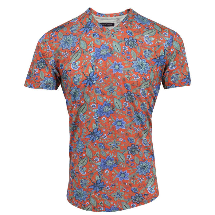 MAZE Floral Canvas Coral