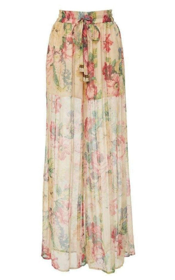 Zimmermann Melody Wide Leg Silk Pant - Runway Catalog