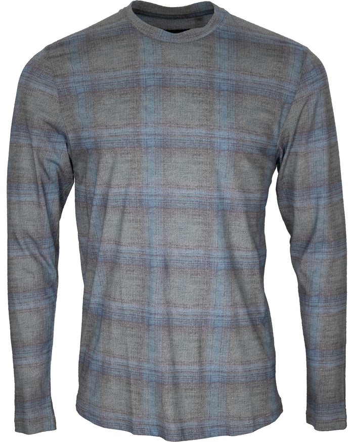 Monty Tartan Fog Crew Neck Tee