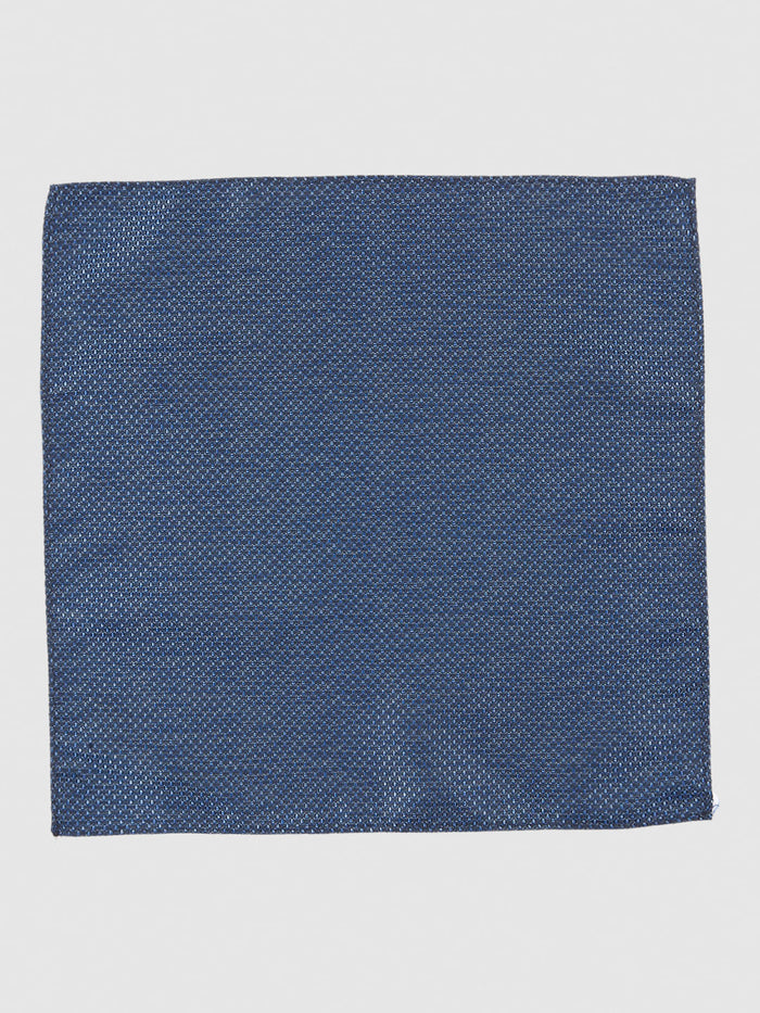 Navy Blue Printed Bow Tie