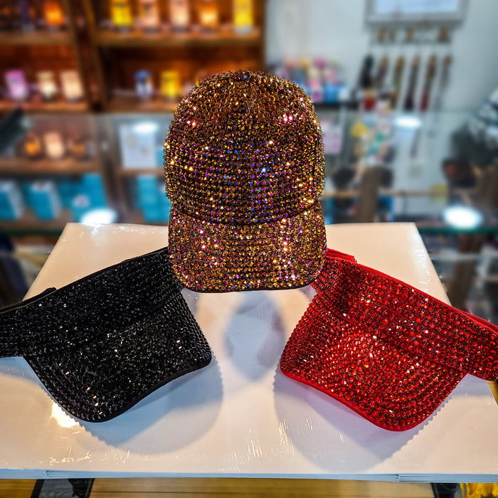 Rhinestone Visors  Addie Grace Boutique