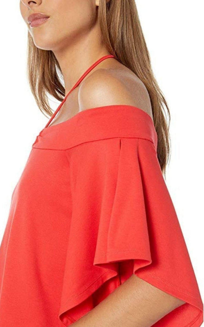 BCBGMAXAZRIA Scarlet Crop Off Shoulder Top - Runway Catalog