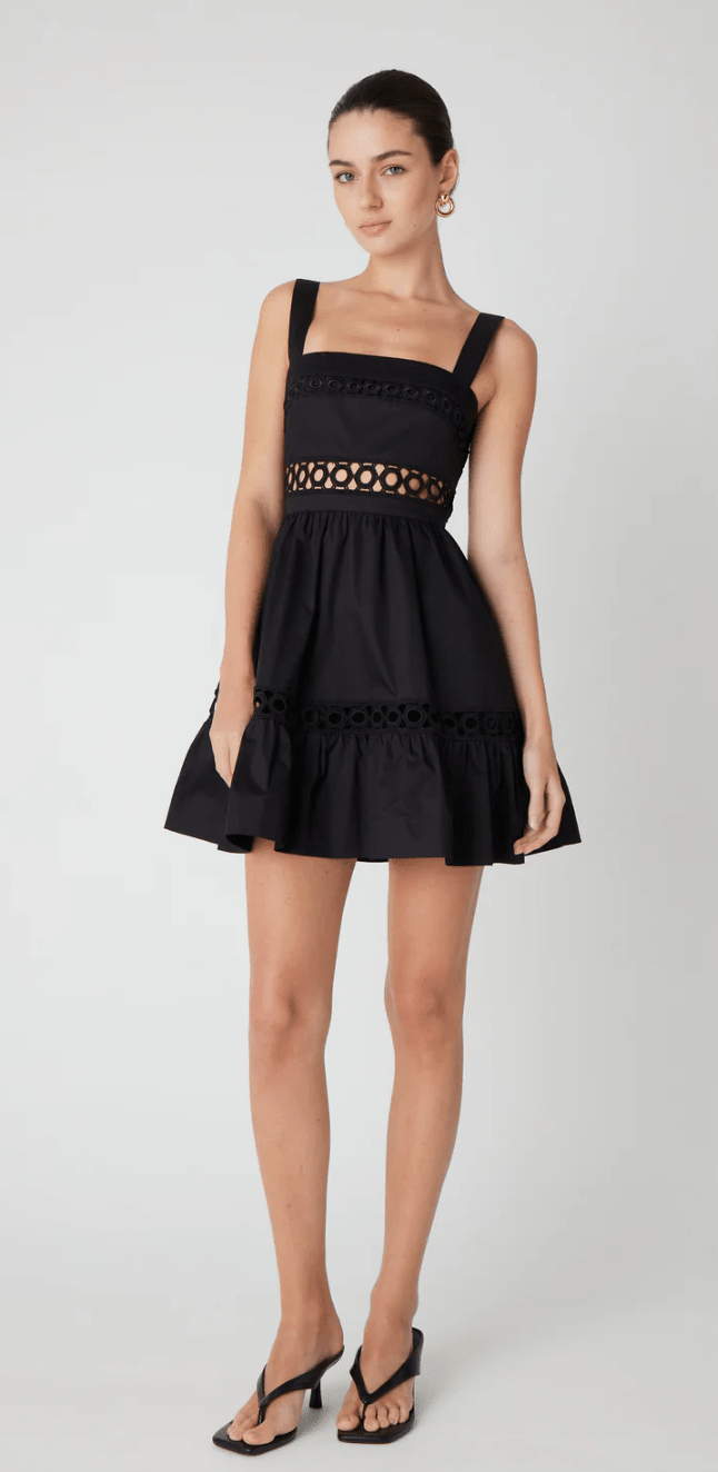 Short Black Joni Dress - Amor Lafayette