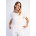 Silky-Soft Viscose Modal Relaxed Tee | Everyday Premium Loungewear Top