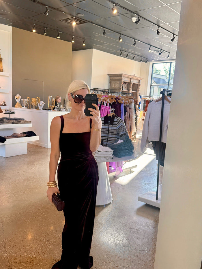 Smashing Berry Domino Gown - Amor Lafayette