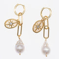 Soraya Pearl Chain Earring