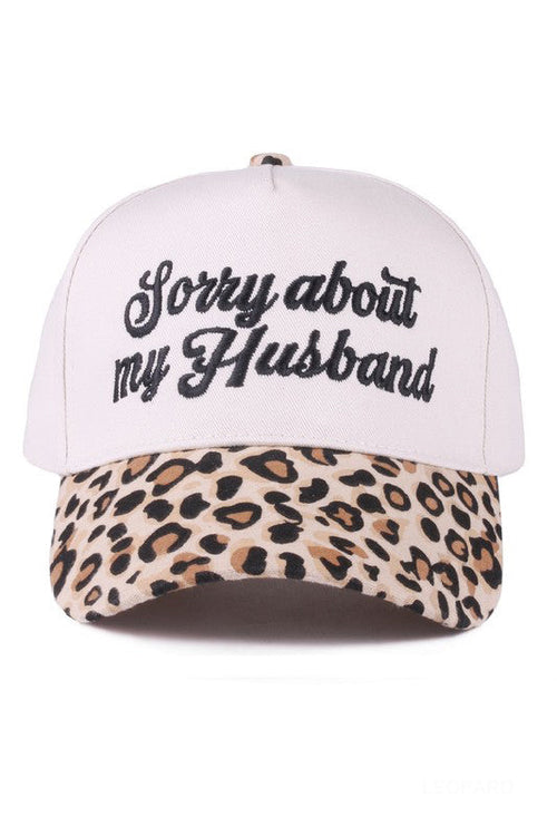 "Sorry About My Husband" Cap-Animal-Cute-Trendy-Shop-Womens-Boutique-Clothing-Store