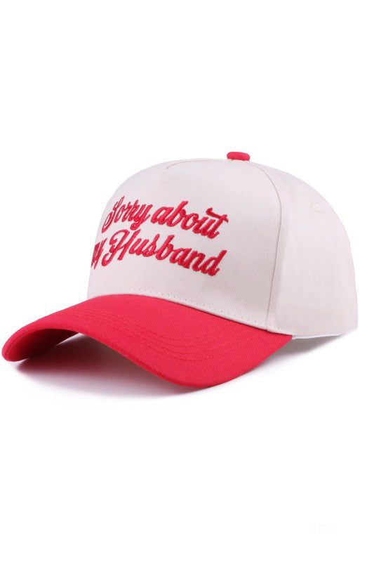 "Sorry About My Husband" Cap-Cute-Trendy-Shop-Womens-Boutique-Clothing-Store