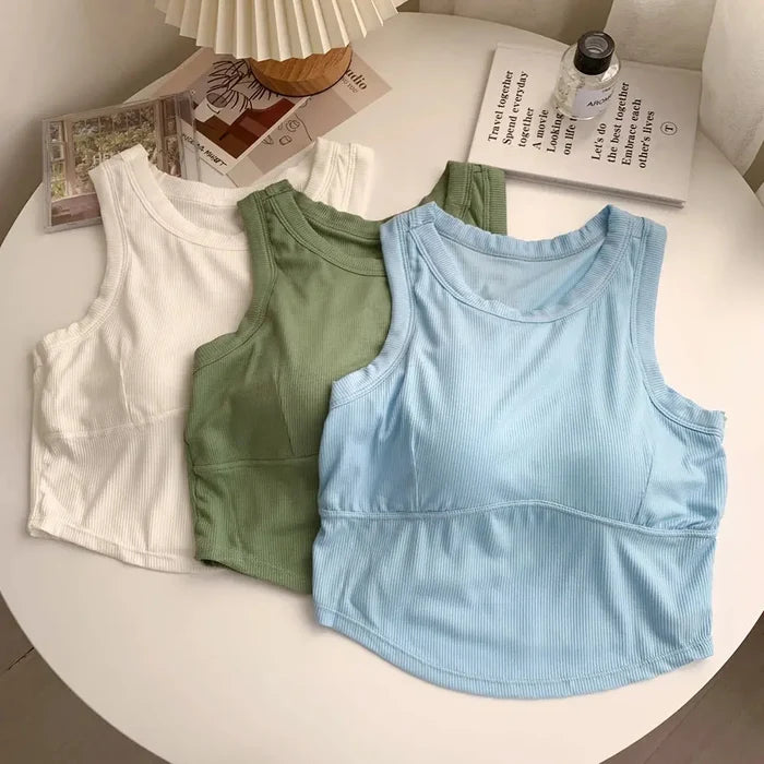 Sport Top With Chest Pad fashionnsio