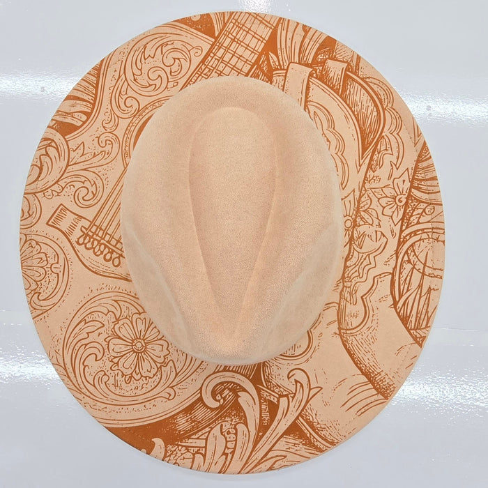 The Desert Song Burned Rancher Hat  Addie Grace Boutique