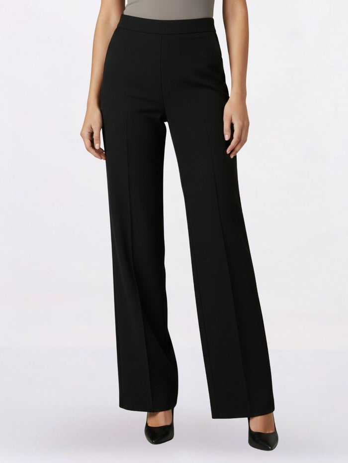 Women Black Solid Trouser