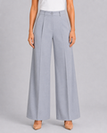 Women Grey Mid-Rise Relaxed Straight Fit Trousers