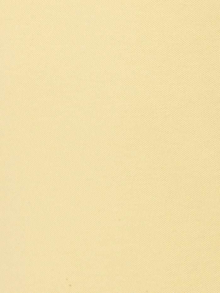 Yellow Contrast Tipping Polo Neck T-Shirt
