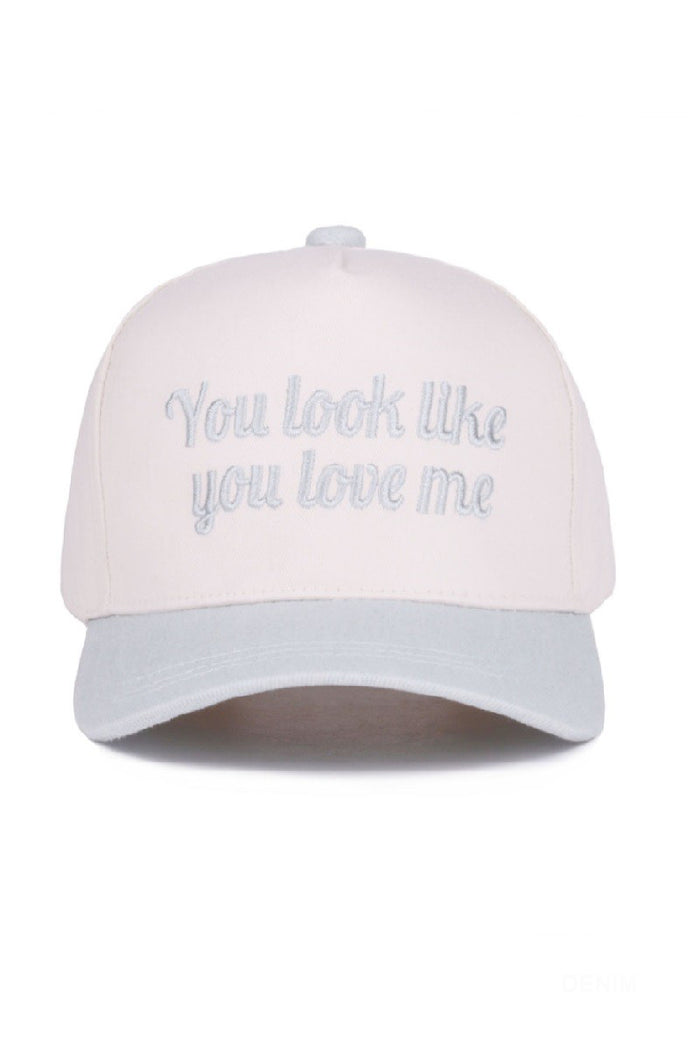 "You Look Like You Love Me" Cap-Sky Blue-Cute-Trendy-Shop-Womens-Boutique-Clothing-Store